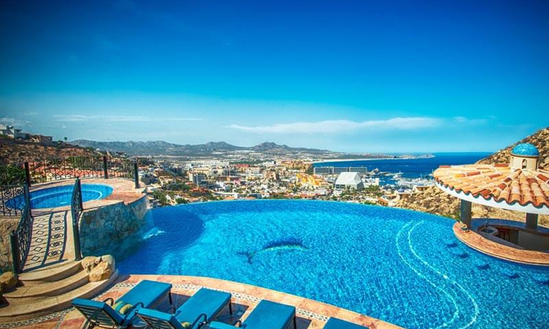 luxury villa with a private pool