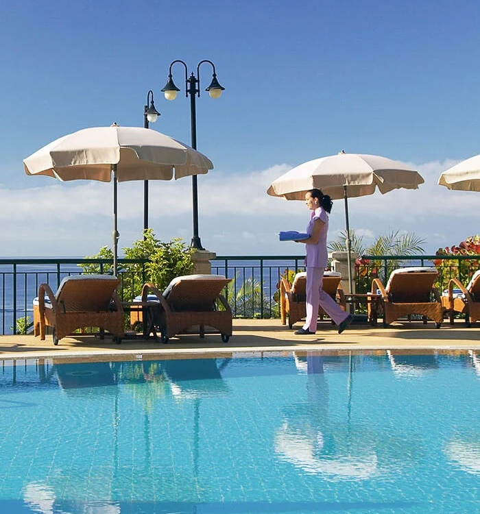 villa with private pool